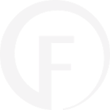 F Logo Simple White
